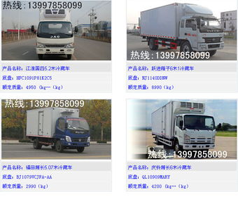 奧鈴冷藏車 專業高效，助力冷鏈運輸新升級